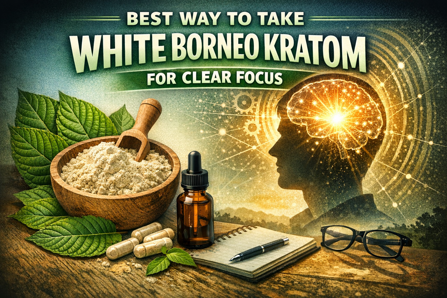 Best Way To Take White Borneo Kratom For Clear Focus
